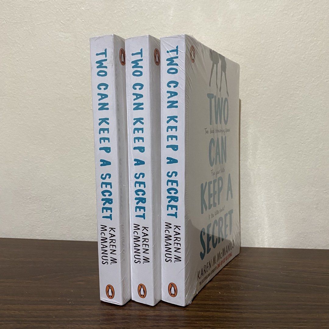 Two Can Keep A Secret by Karen M. McManus (Category: Storybooks) located in Valenzuela. Submitted by booklatin (Listing ID 1438954624, Image 2). Description: 3 copies available Condition: Bargain copies MOP: GCash, MariBank, Maya, BDO, BPI MOD: J&T, LBC, GGX, SCO, sdd Pay upon receipt of invoice. Scheduled shipping only. 📍Valenzuela City .