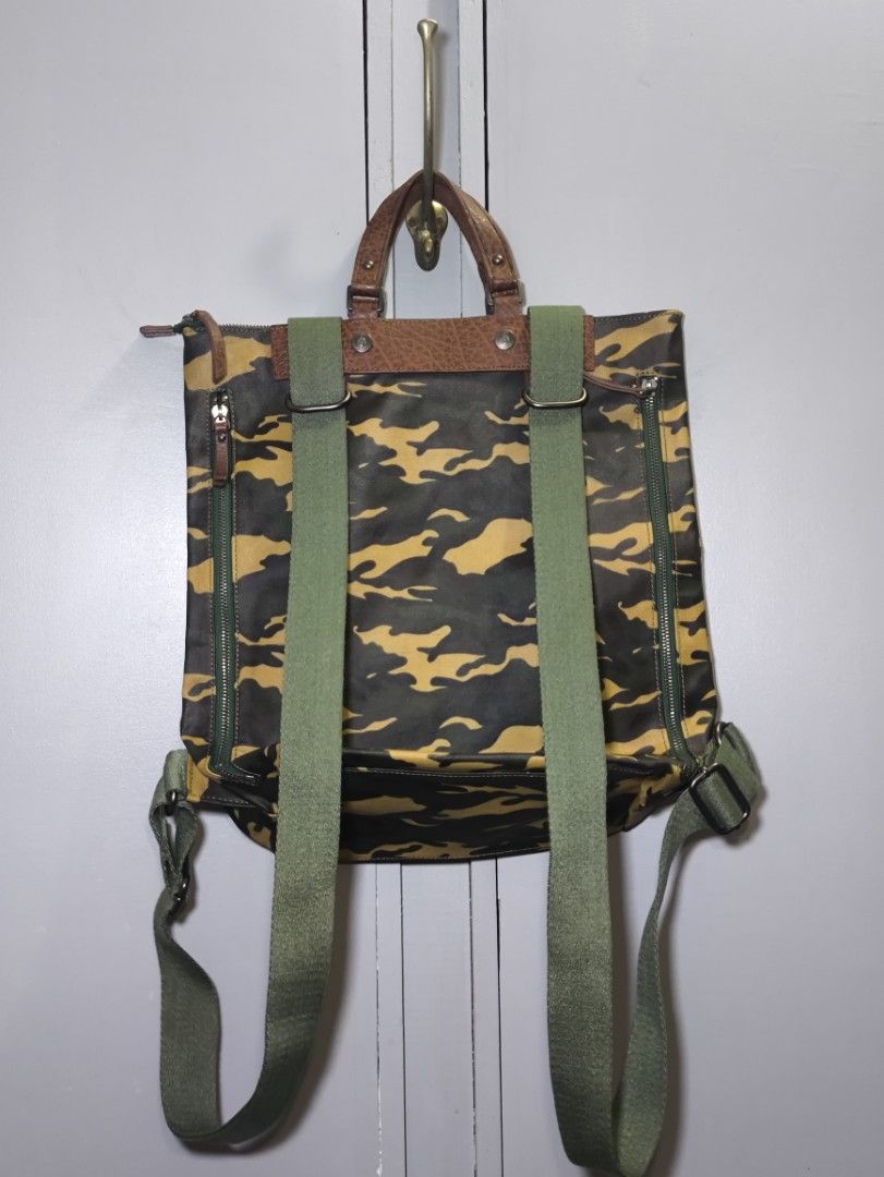 URBAN STRANGER CAMOU TOTE/BAGPACK (Category: Backpacks) located in Manila. Submitted by rewearables.mnl (Listing ID 1439029948, Image 2). Description: FOR SALE -URBAN STRANGER CAMOU TOTE/BAGPACK CONDITION:10/10 COLOR RATE:10/10 ISSUE:none ASKING PRICE:3500 **REWEARABLES PRODUCT DISCLAIMER** All thrift items are pre-loved and may show minor signs of wear or age. Please review photos and descriptions carefully before purchase. We make every effort 