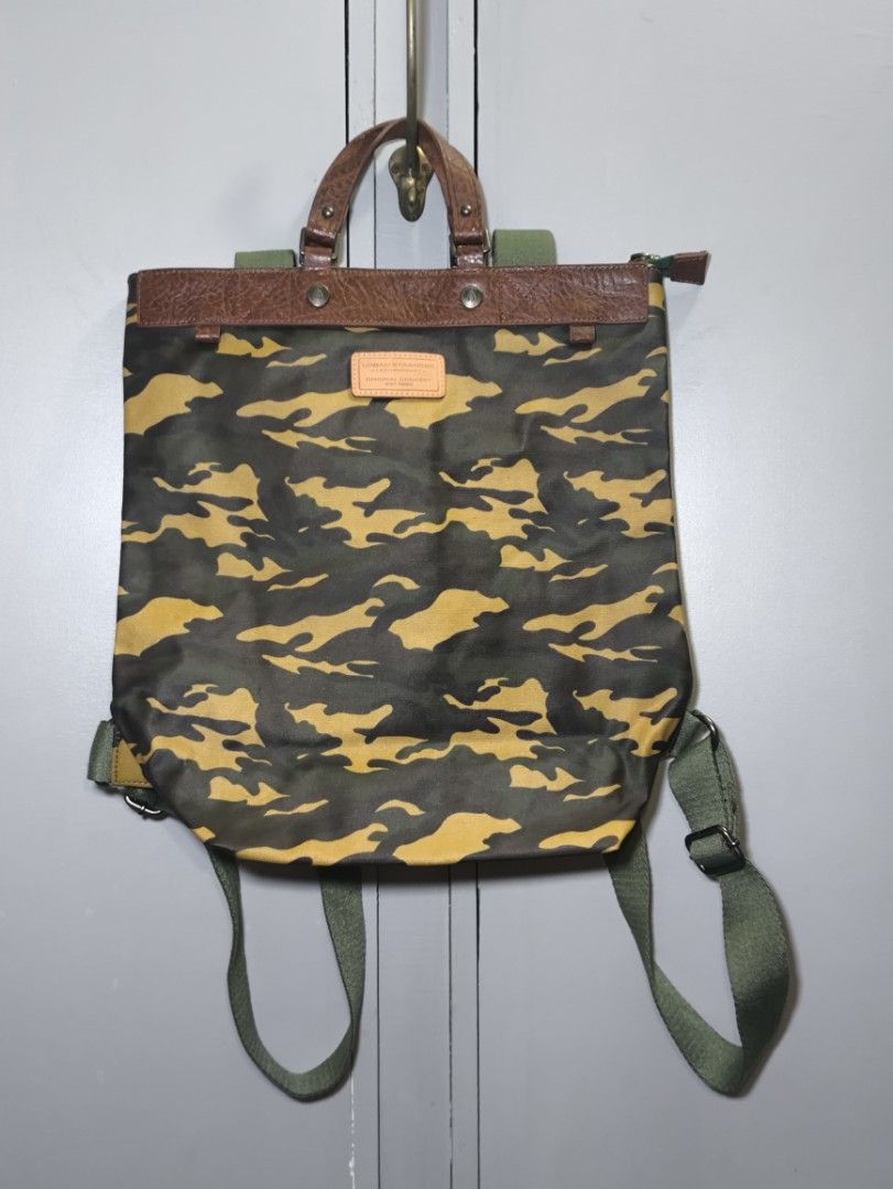 URBAN STRANGER CAMOU TOTE/BAGPACK (Category: Backpacks) located in Manila. Submitted by rewearables.mnl (Listing ID 1439029948, Image 1). Description: FOR SALE -URBAN STRANGER CAMOU TOTE/BAGPACK CONDITION:10/10 COLOR RATE:10/10 ISSUE:none ASKING PRICE:3500 **REWEARABLES PRODUCT DISCLAIMER** All thrift items are pre-loved and may show minor signs of wear or age. Please review photos and descriptions carefully before purchase. We make every effort 