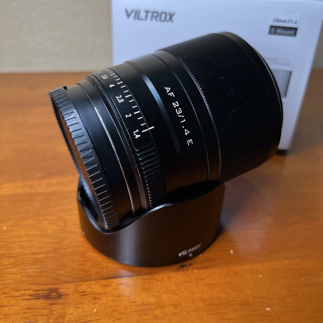 Viltrox AF 23mm F1.4 (Category: Lens & Kits) located in Manila. Submitted by kittuchan (Listing ID 1438910812, Image 3). Description: Viltrox AF 23mm F1.4 * Compatible with Sony E-Mount Mirrorless Cameras * APS-C Prime Lens * 35mm Equivalent Focal Length * Aperture Range: f/1.4 – f/16 * Fast and reliable autofocus Used for around 10 months only. Still in excellent condition and well taken care of. Selling because it’s rarely used and currently de