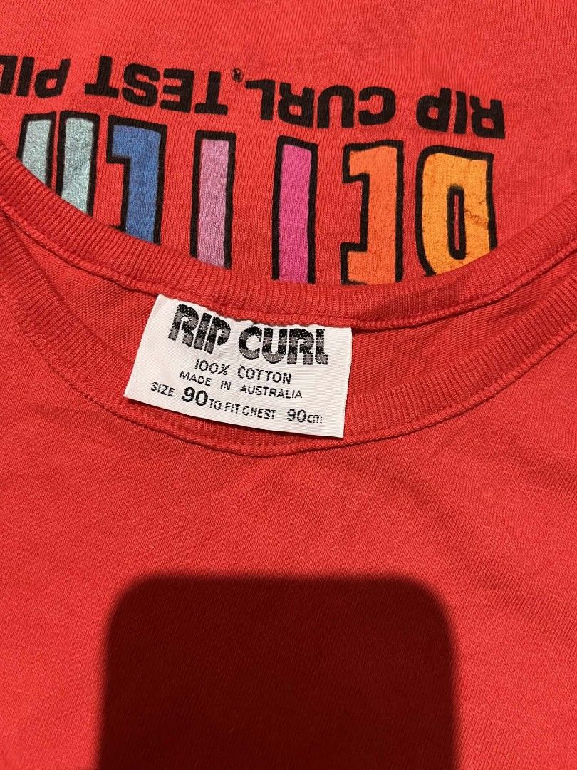 Vintage 80's RipCurl Tank Top (Category: Tshirts & Polo Shirts ) located in Zamboanga. Submitted by archivist_ (Listing ID 1438997517, Image 3). Description: Size 90 Single stitch Issue see last photo .