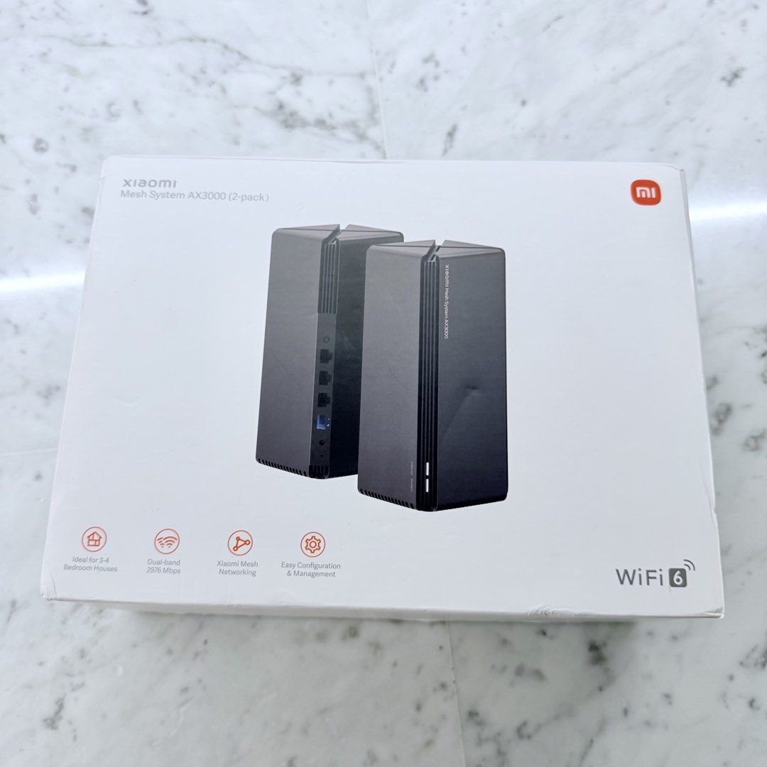 Xiaomi Mesh System AX3000 (2-pack)459546576301608961
