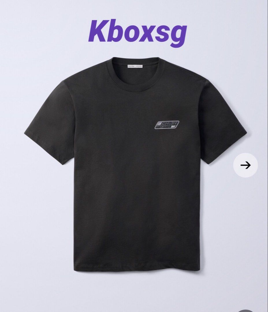 ❌SOLD-XL INSTOCK CKJK LOGO BADGE RELAXED TSHIRT/ CKJK