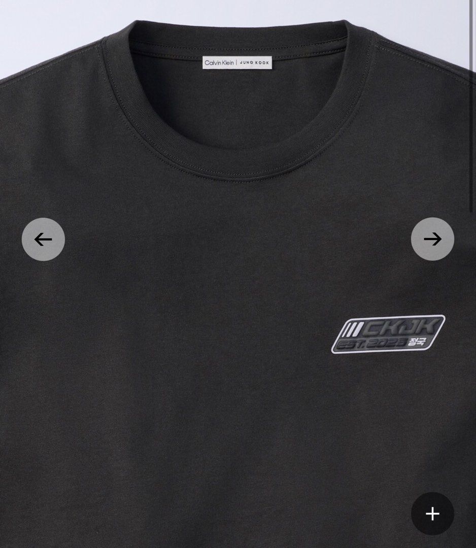 ❌SOLD-XL INSTOCK CKJK LOGO BADGE RELAXED TSHIRT/ CKJK