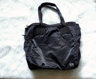 90% new Porter x Marni 2way helmet bag 藍綠黑色拼色尼龍兩用頭盔袋