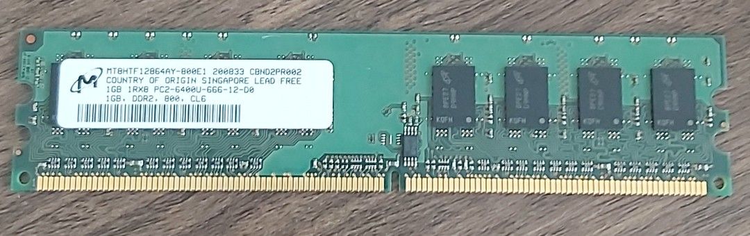 1GB DDR2 RAM for desktop computer pc460397896722042882