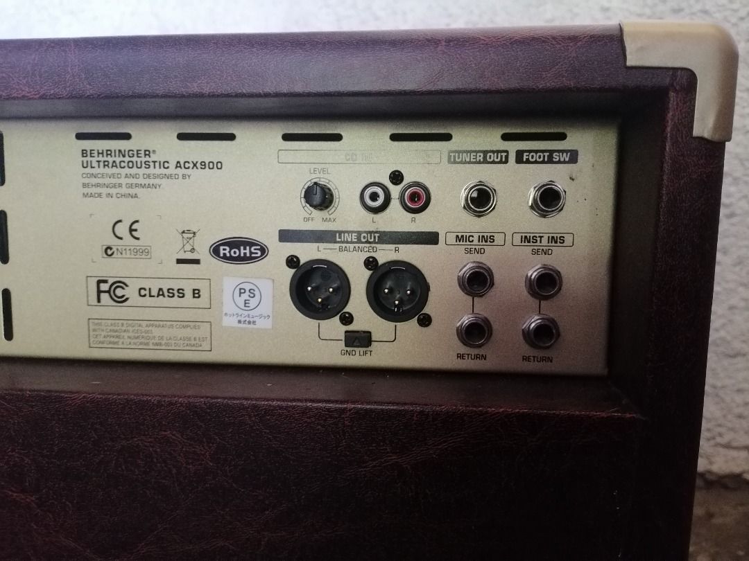 Acoustic guitar amplifier (Category: Musical Instruments) located in Quezon City. Submitted by newwhale.f1c027 (Listing ID 1439092946, Image 2). Description: P18,000 neg. Behringer acx900 90watts acoustic guitar amplifier 2 channel. Instruments input 1 mic input. Great for acoustic guitar. Ganda ng tunog. Pick up Lagro fairview Q.C so we can test it. Call 092zero-8114159 .