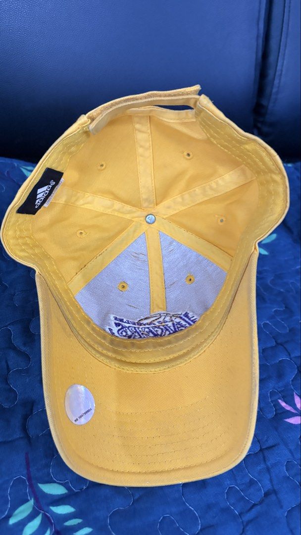 Adidas Los Angeles Lakers Cap (Category: Caps & Hats) located in Antipolo. Submitted by mmsecretshop (Listing ID 1439156150, Image 3). Description: Adidas LA Lakers Cap 7/10 condition has small white paint splatter and stain (see pics) ₱250 + Sf 📍Lower Antipolo will ship via J&T/LBC .
