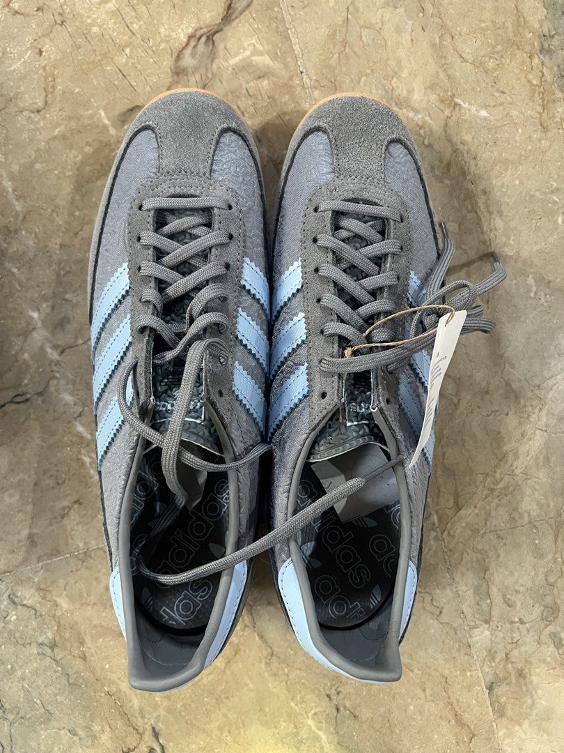 Adidas SL 72 OG Grey Blue (Category: Sneakers) located in Bacolod City. Submitted by chikiverd (Listing ID 1439248805, Image 1). Description: - Adidas SL 72 OG sneakers - Color: Grey and Blue - Features the iconic three stripes - Size: US 9, UK 7.5, FR 41 1/3, CHN 260, JPN 255 - New with original box - Made in Indonesia.
