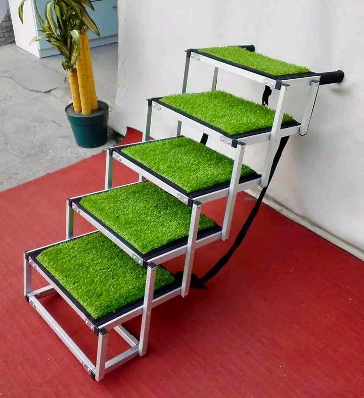 Aluminum Foldable Pet Ramp For SUVs, Bed, Couch, etc.. 5 steps Php 7,900 4 steps Php 6,500 (Category: Other Home Furniture) located in Manila. Submitted by shaira29 (Listing ID 1439250784, Image 3). Description: Aluminum Foldable Pet Ramp For SUVs, Bed, Couch, etc.. 5 steps Php 7,900 4 steps Php 6,500.