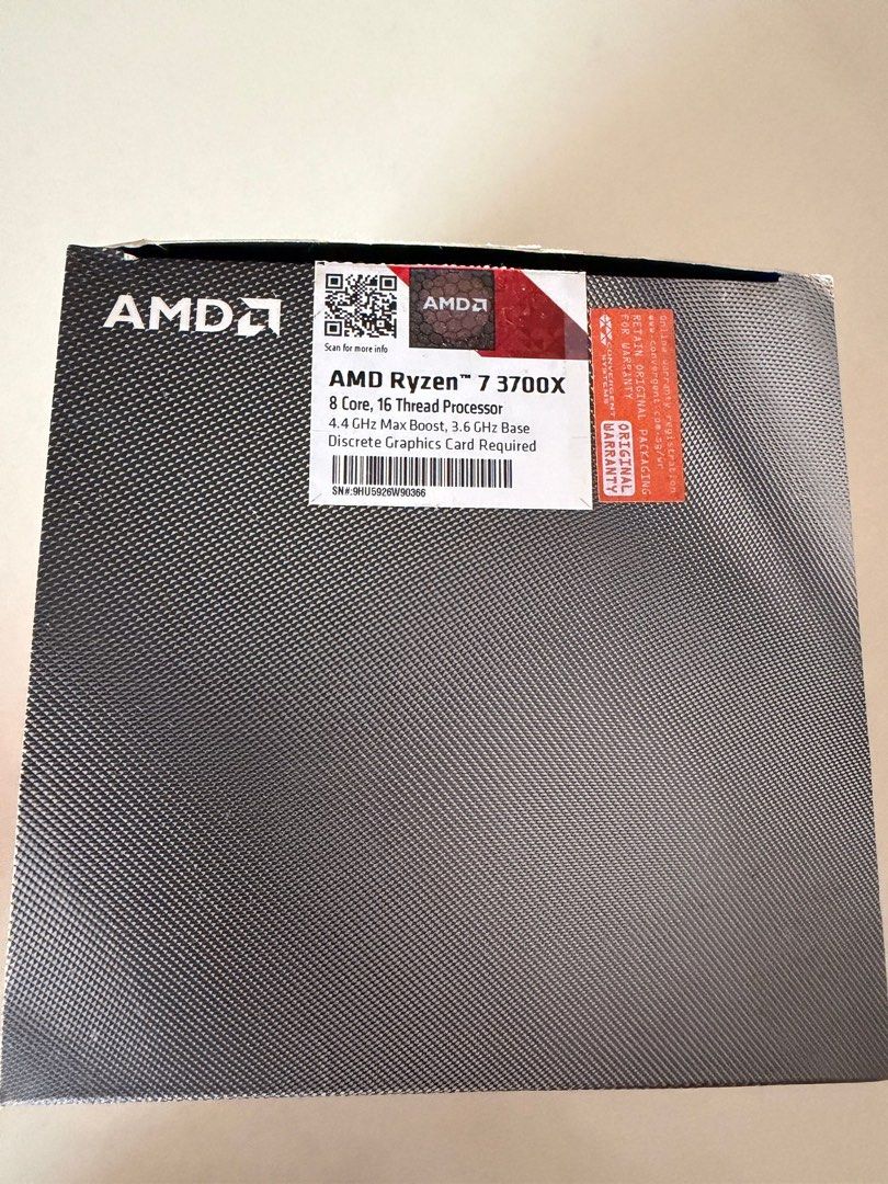 AMD Ryzen 7 3700X 3rd Gen Processor460177554549647363