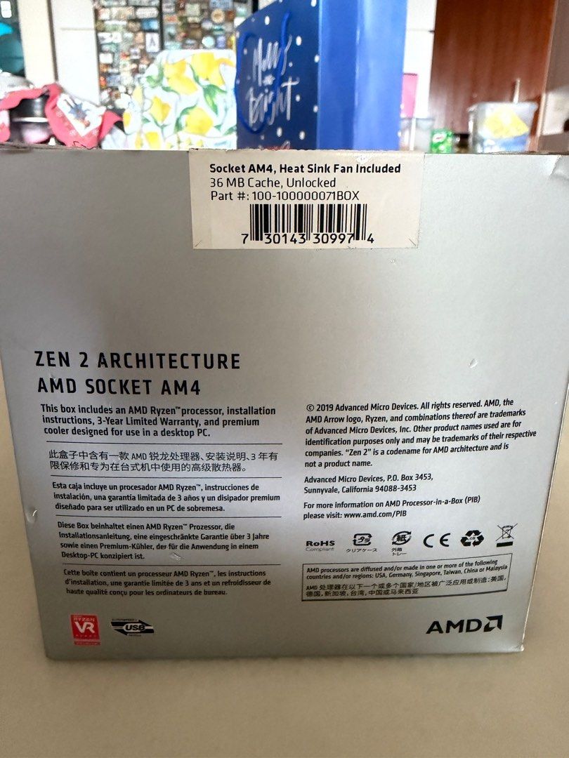AMD Ryzen 7 3700X 3rd Gen Processor460177554549647362