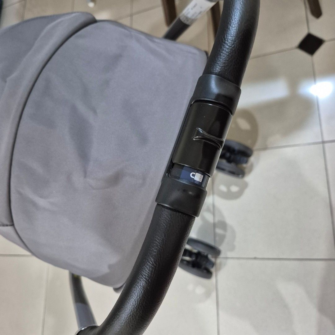 Aprica Luxuna Cushion Stroller (Category: Strollers) located in Quezon City. Submitted by oursnowyours (Listing ID 1438981882, Image 3). Description: - Aprica Luxuna Cushion stroller - Light Grey - Preloved - first hand by my kid - Gray canopy and seat - Features a storage basket - Four wheels for easy maneuvering - Original Price: P35,000 RFS - outgrowb Actual pics to be posted soon .