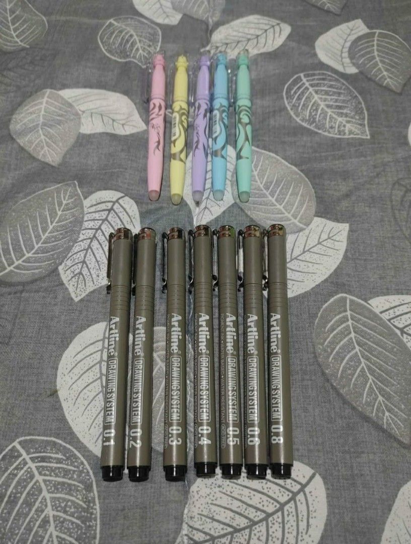Art Materials Take all (Category: Craft Supplies & Tools) located in Caloocan City. Submitted by adrienne_garcia (Listing ID 1435828933, Image 2). Description: Includes: - Himi gouache glow in the dark - Watercolor set (24 colors) - Dip pens - Artline drawing pens (various sizes) all the acrylics and paint brush are already sold you can pic a set if you'd like, just pm me what combination you want.