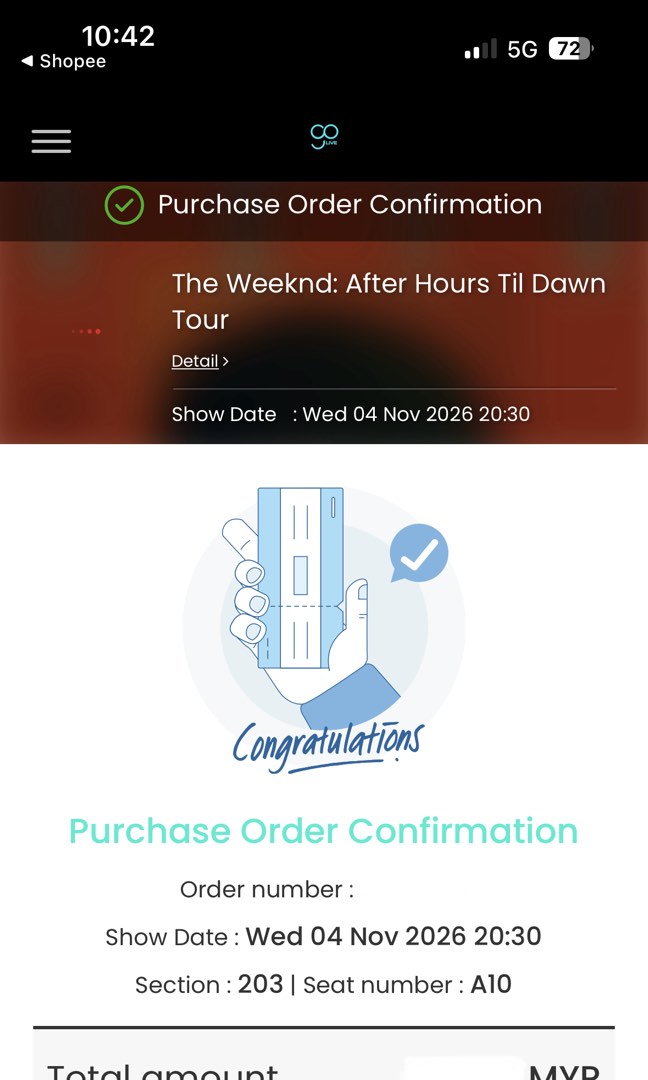 [ARTIST PRESALE] The Weeknd: After Hours Til Dawn Tour - 4 Nov 2026 ...