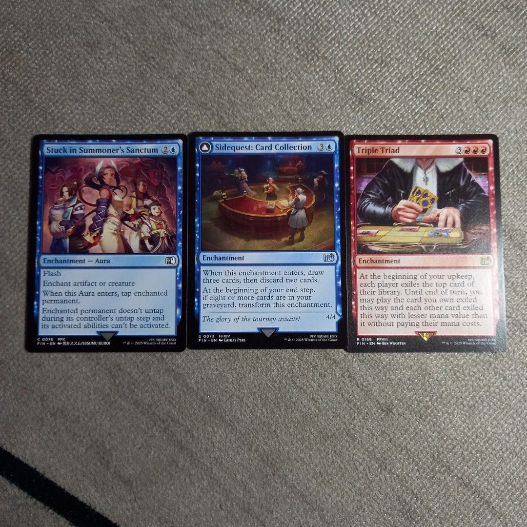 Assorted Magic The Gathering Final Fantasy Trading Cards Play Bootser (Category: Raw Singles) located in Makati City. Submitted by thesupshop (Listing ID 1439226116, Image 3). Description: 20php each MOP: Gcash/Maya MOD: J&T/Lalamove Not for sensitive buyers.