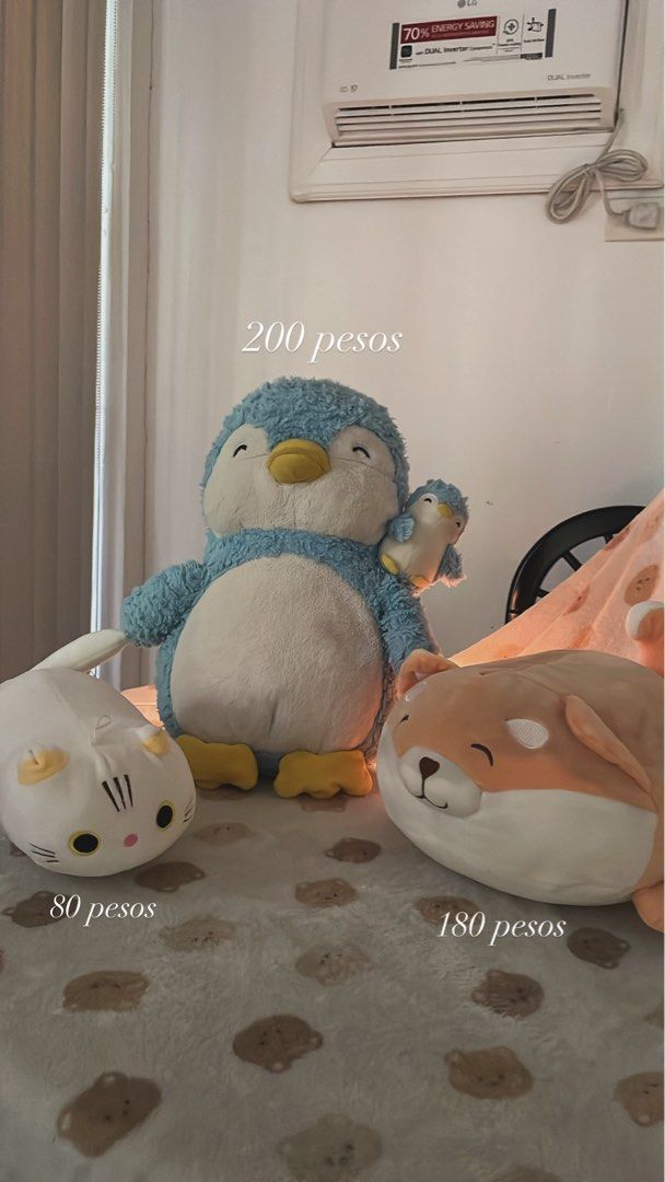 Assorted Plush Toys (Category: Plushies & Soft Toys) located in Makati City. Submitted by kzisdeclutter (Listing ID 1439246019, Image 2). Description: PM for a specific item Brand: Miniso.