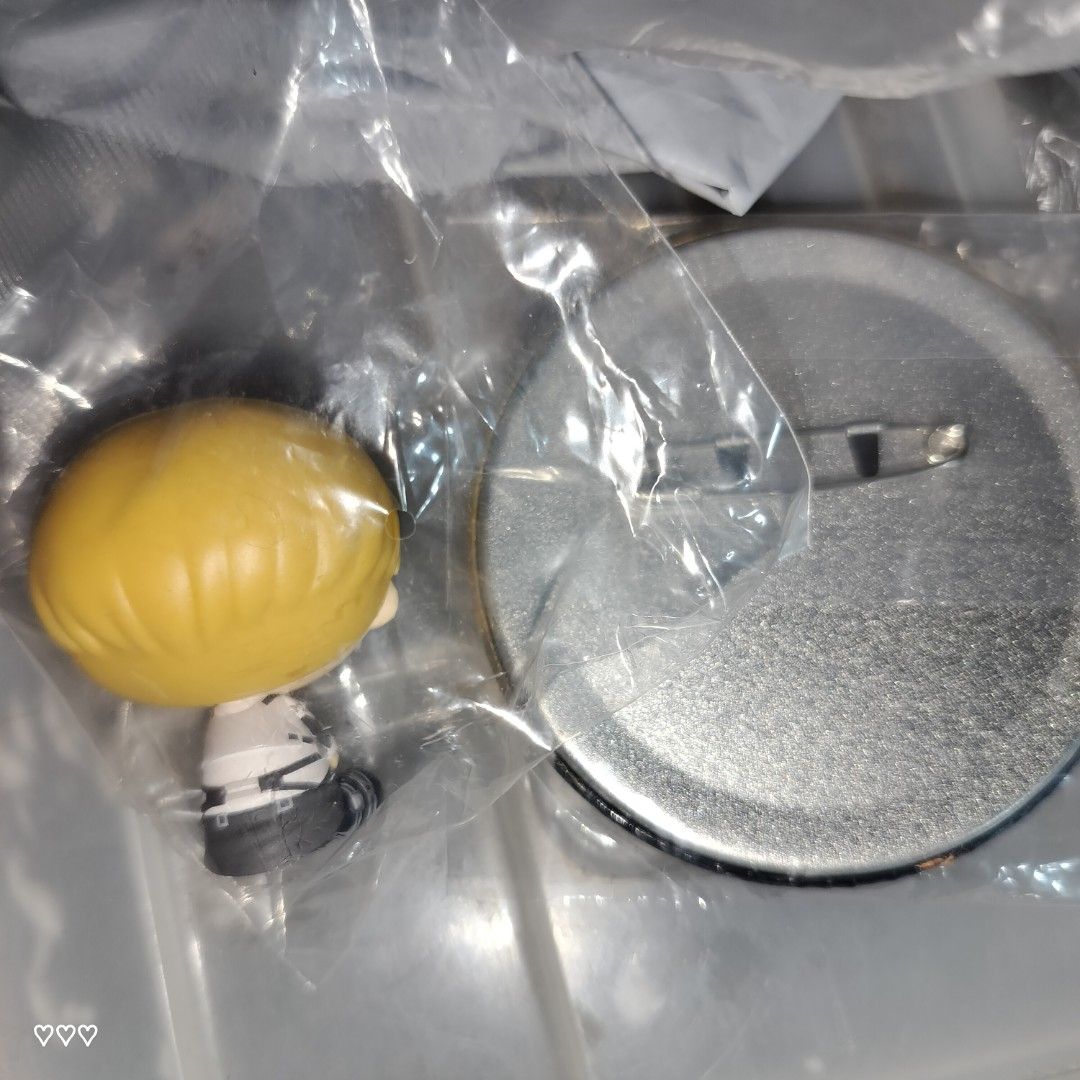 Attack on Titan Armin Arlert Chokonokko and Can Badge Set (Category: Toys & Games) located in Manila. Submitted by xvrkysh (Listing ID 1439158587, Image 2). Description: .
