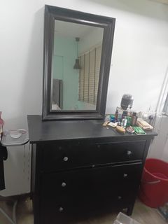 ikea hemnes black brown dressing table Homelegance Quinby Light Brown Dresser main image 0