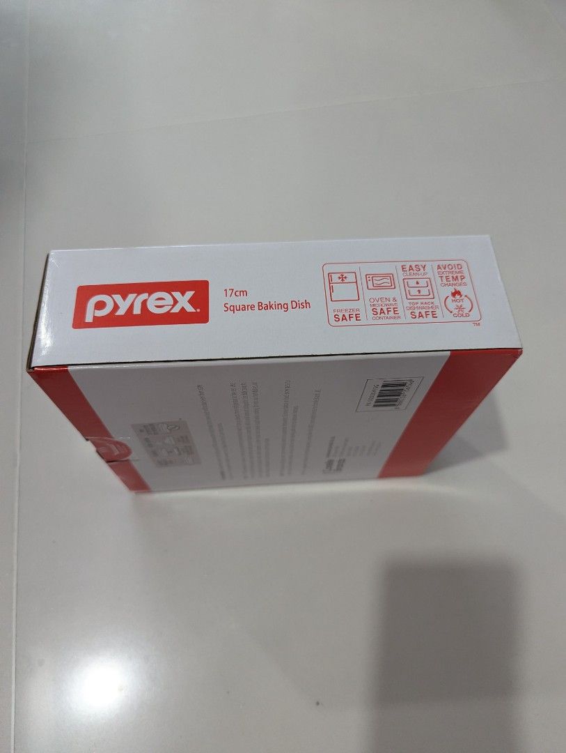Brand New Pyrex 17cm Square Baking Dish Borosilicate Glass Bakeware460354023231989761