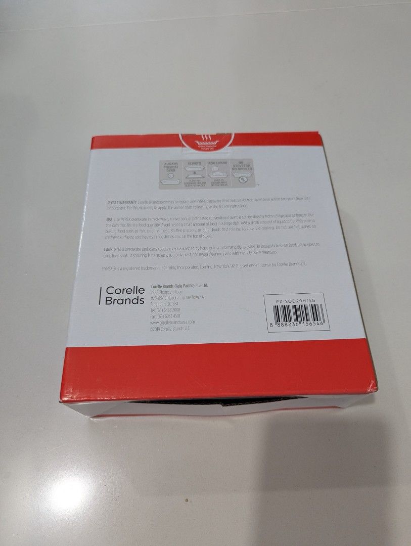 Brand New Pyrex 17cm Square Baking Dish Borosilicate Glass Bakeware460354023231989762