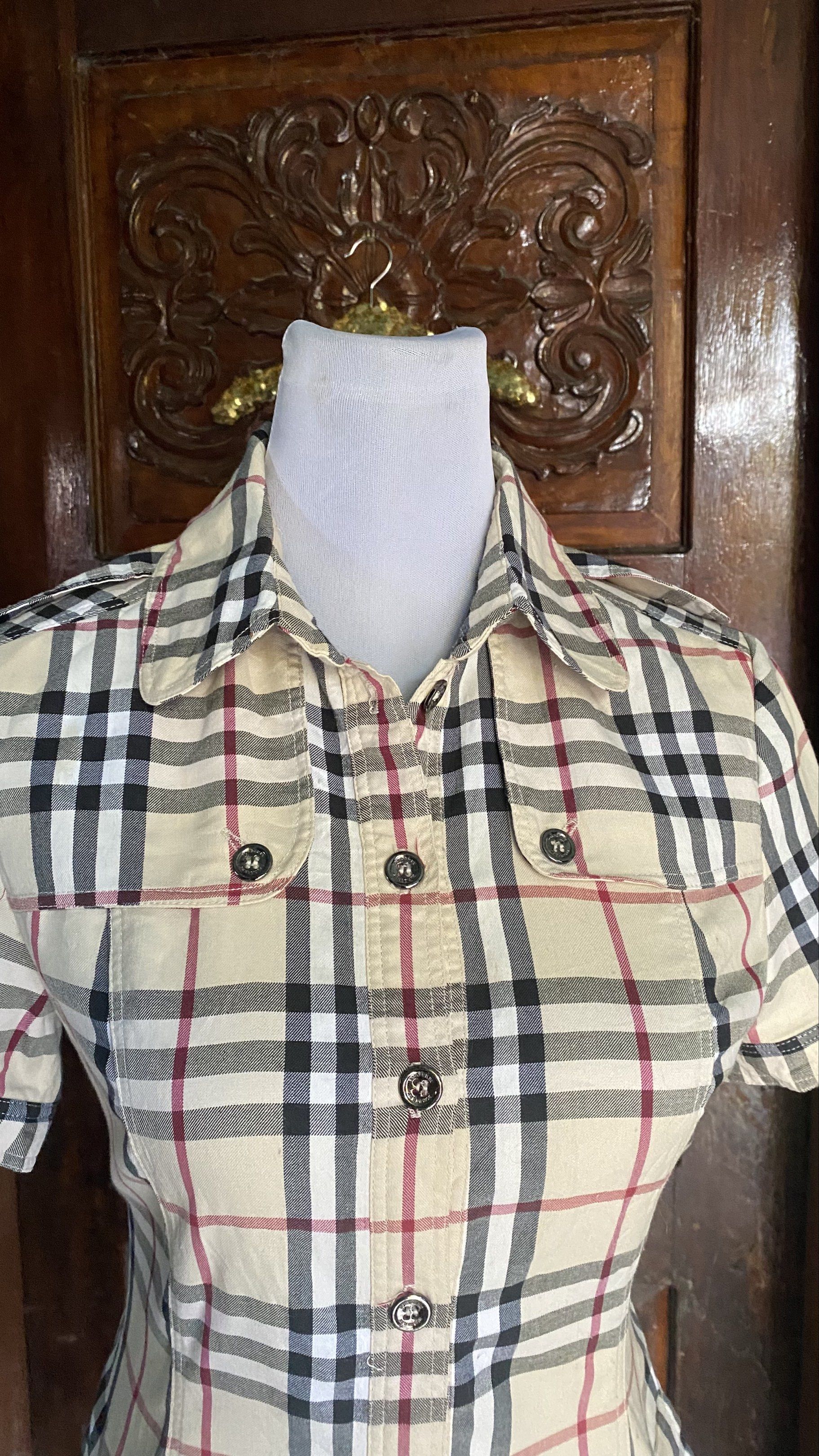 Burberry nova check dress (Category: Luxury Apparel) located in President Roxas. Submitted by cocoa_chanel (Listing ID 1439131435, Image 2). Description: Removed tags but guaranteed authentic..