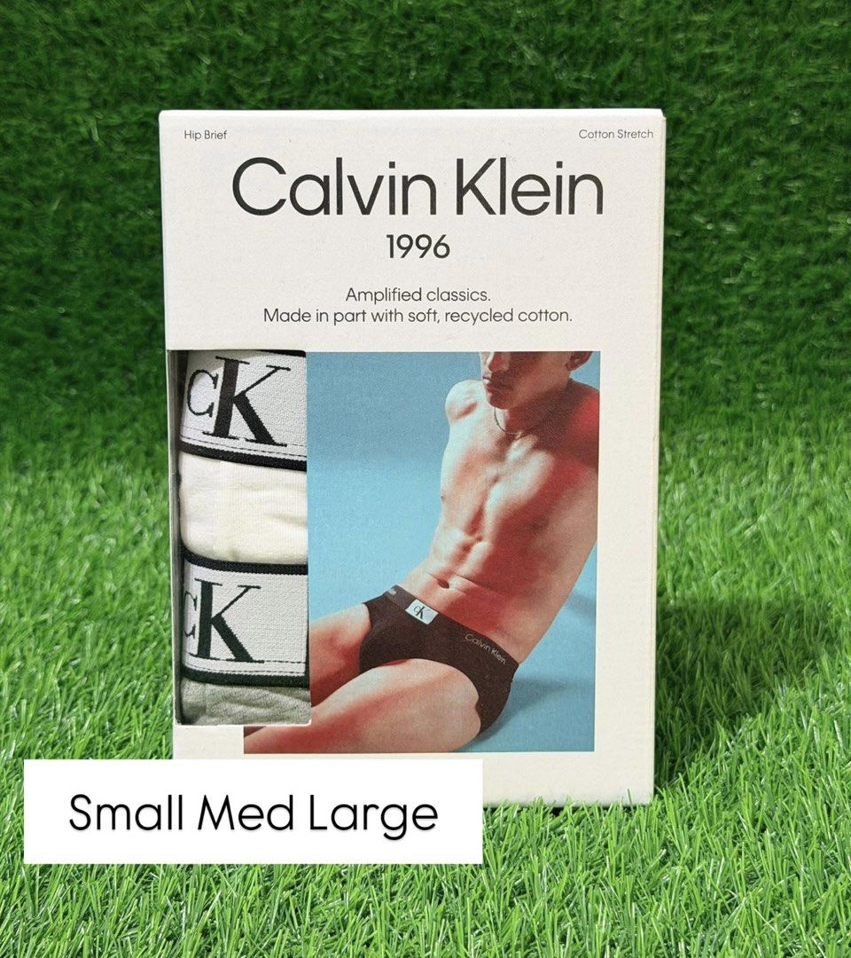 Calvin Klein 3 Pack Brief - Medium (Category: Underwear) located in Santa Rosa. Submitted by miqboutique (Listing ID 1439145081, Image 2). Description: CK 3 Pack Brief Medium ₱1,899 + SF • Ready to ship • Guaranteed Original FB PAGE: Miq's Boutique.