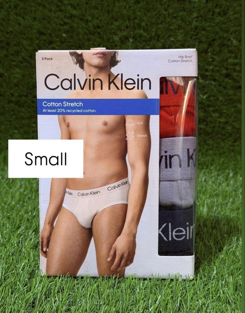 Calvin Klein 3 Pack Brief - SMALL (Category: Underwear) located in Santa Rosa. Submitted by miqboutique (Listing ID 1439144656, Image 2). Description: CK 3 Pack Brief Small ₱1,899 + SF • Ready to ship • Guaranteed Original FB PAGE: Miq's Boutique.