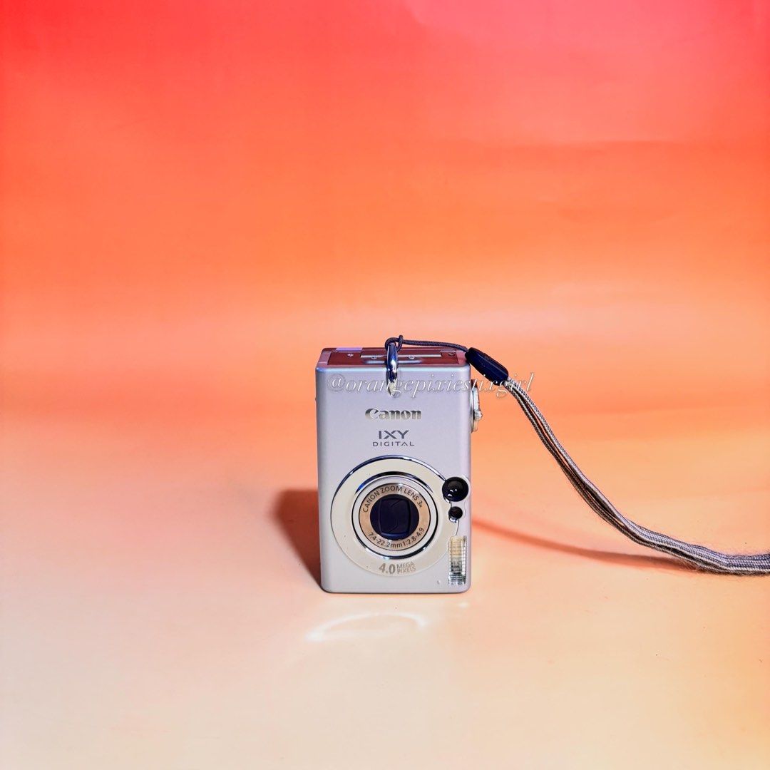 Canon IXY Digital 450 Digital Camera (Category: Cameras) located in Bulacan. Submitted by orangepixiestixgirl (Listing ID 1421927153, Image 1). Description: ‼️message me on ig, @orangepixiestixgirl for inquiries and transactions‼️ ‼️ CAN’T REPLY HERE ‼️ Canon IXY Digital 450 Digital Camera 4 Megapixels CCD 3x Optical Zoom Flash and Zoom working Still Photos and Video Output Uses NB-1LH Li-ion Battery Uses CompactFlash Card for storage Php 3,200 +
