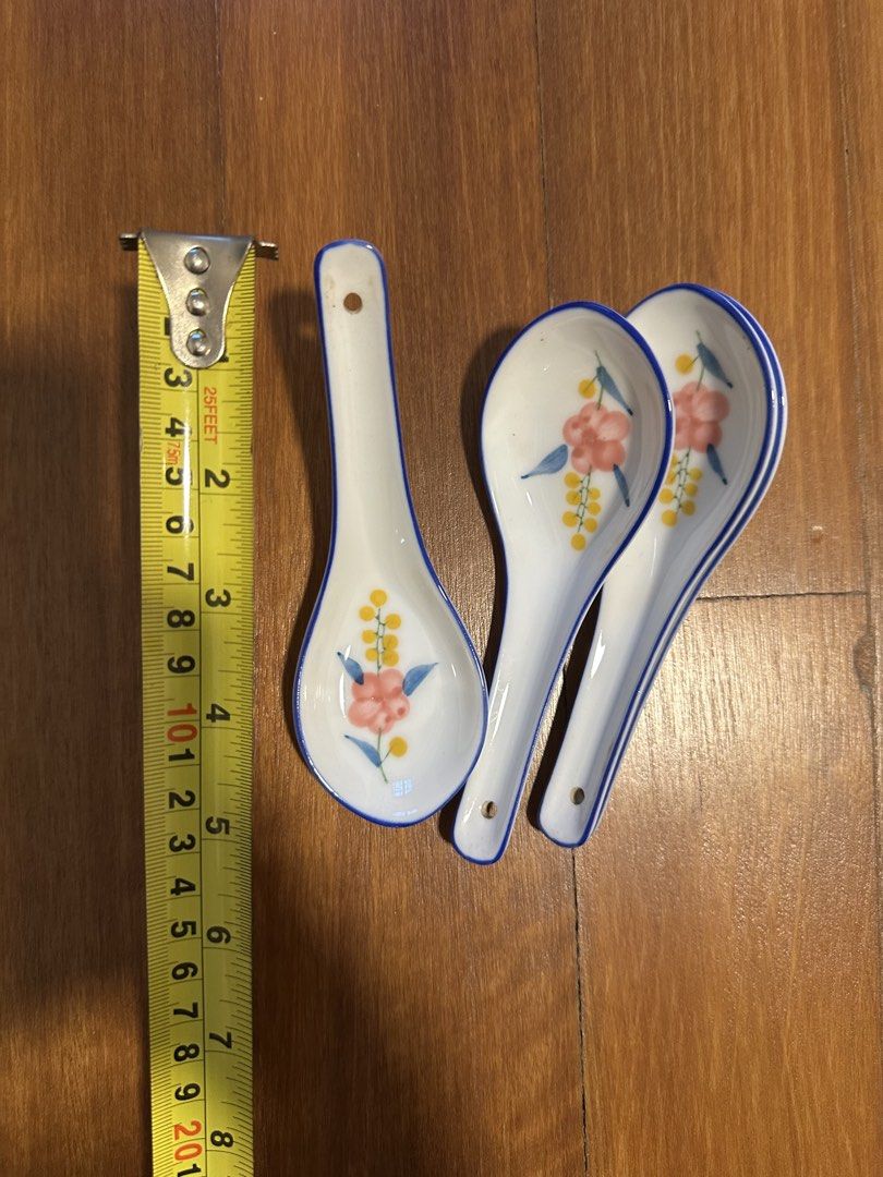 Ceramic Soup Spoons - set of 3460898676643604480