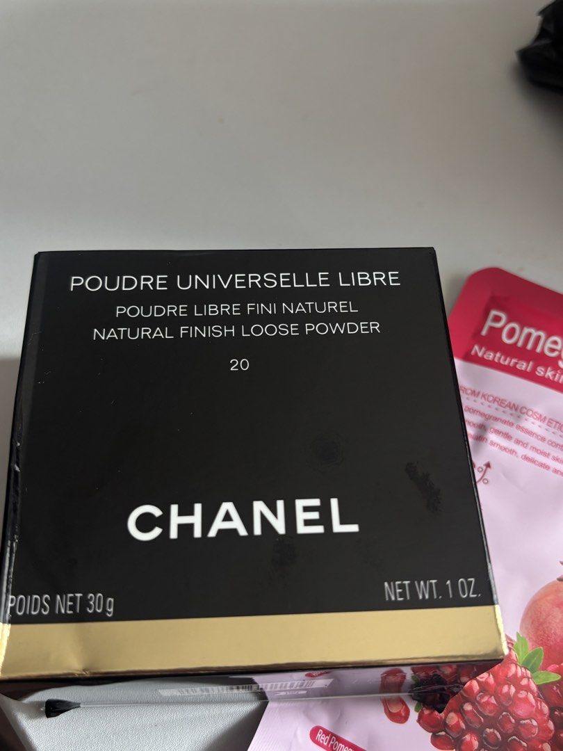 Chanel Poudre Universelle Libre 30g (Category: Makeup) located in Quezon City. Submitted by dmps402 (Listing ID 1439208942, Image 2). Description: - Chanel Poudre Universelle Libre (shade 20) - Natural finish loose powder - Size: 30g / 1 oz - Selling Price: ₱3,200.00 only (BN, just opened to check) Will send pic upon request, slightly nego 🫶🏻.