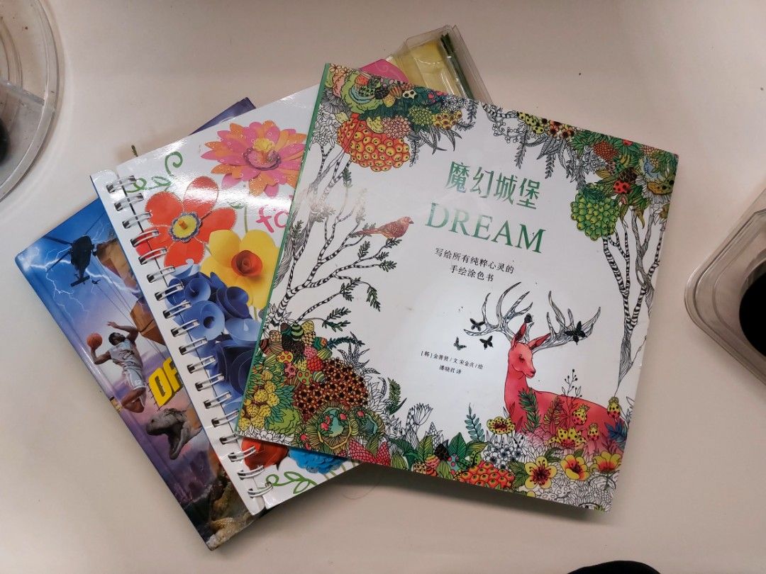 Children's Coloring Books and Activity Books (BUNDLE) (Category: Children's Books) located in Bulacan. Submitted by m4n88rrr (Listing ID 1439167929, Image 1). Description: - Coloring and activity book bundle. - Includes: - 'Dream' coloring book - 'Fabulous Flowers' book with over 200 punch-out pieces - 'Top 10 of Everything 2015' book - Perfect for creative activities and relaxation..