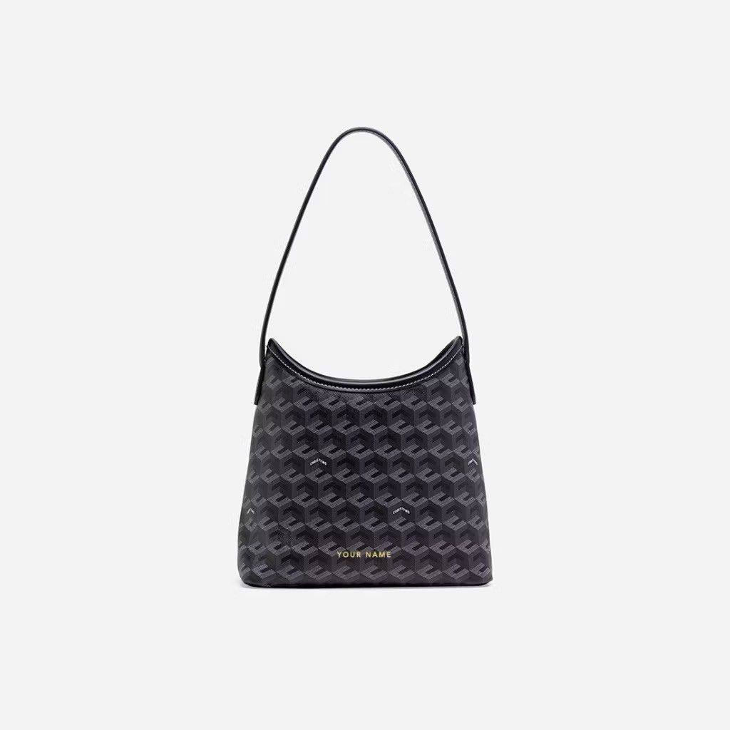 Christy Ng Alesso Medium Hobo Bag (Category: Luxury Bags & Wallets) located in Manila. Submitted by hi_abbd (Listing ID 1439101164, Image 1). Description: - Christy Ng black hobo bag - Geometric pattern exterior - Interior: zippered pocket and slip pocket - Includes dust bag - Single shoulder strap Color black Used once only Slightly negotiable Rfs: too big on me Bought last November 2025 receipt included.