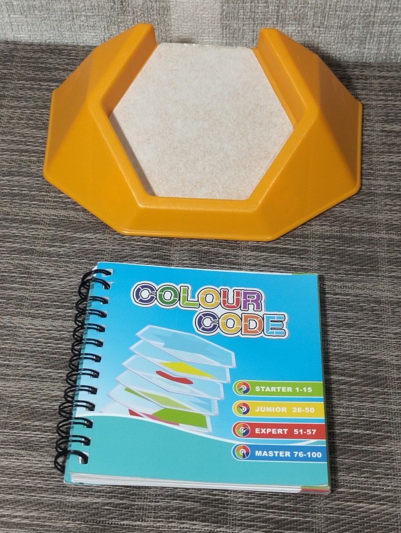 COLOUR CODE 1-PLAYER LOGIC PUZZLE GAME (Category: Toys & Games) located in Batangas. Submitted by amerie_store (Listing ID 1439240160, Image 3). Description: -WYSIWYG -complete -may crack yung isang acrylic plate 🔊Kindly visit & follow my FB page for more updated Toys,Aniks,etc...🤩 🌈👉AMERIE STORE👈🌈 📌Mine Now,Pay after invoice 📌No refund 📌MOP: Gcash 🚛 Shipping sched every Saturday only via Flash Express.