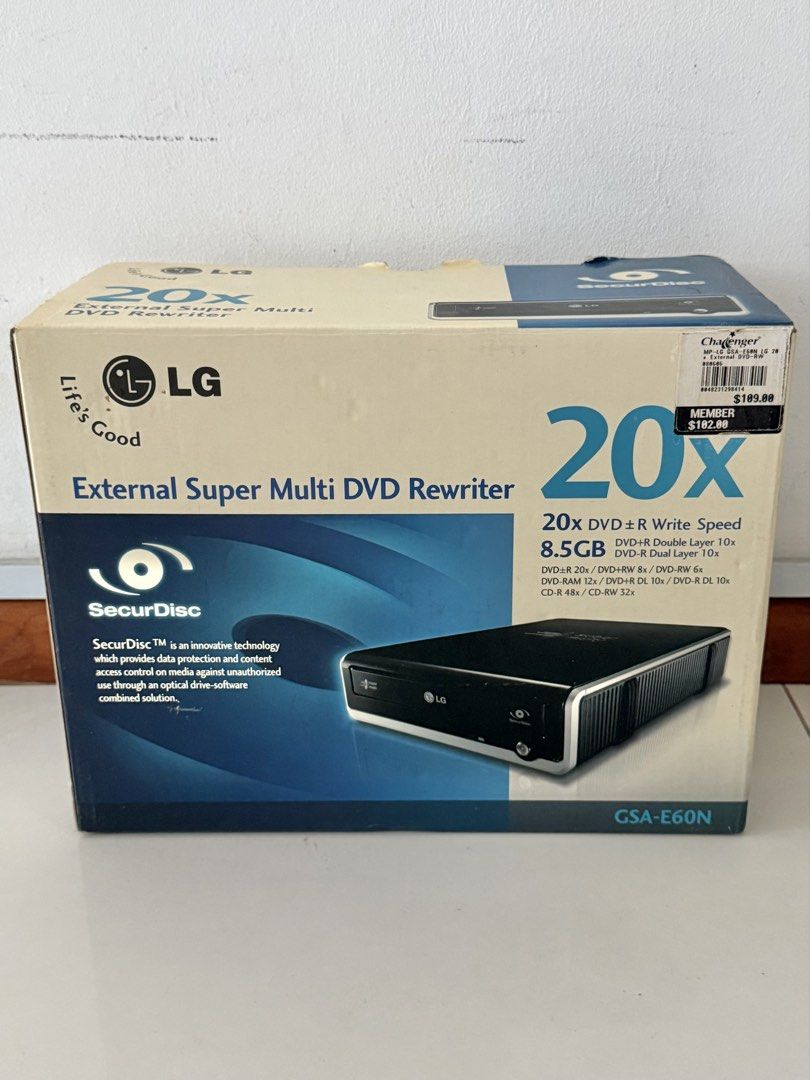 *CONDITION UNKNOWN *  External DVD Writer460178447307919360