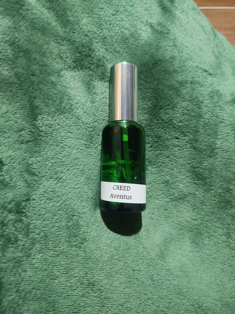 Creed Aventus Perfume (Category: Fragrance & Deodorants) located in Manila. Submitted by daddyong259778 (Listing ID 1439186155, Image 2). Description: - Creed Aventus perfume - Travel size bottle - Dark green glass bottle - Silver cap - Authentic product meet up para try muna Bago bayad 50ml available agua de gio amouage sunshine man.