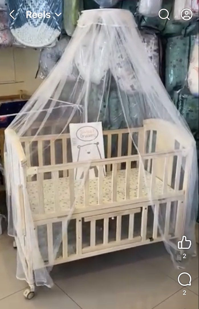 Crib Convertible (Category: Cots & Cribs) located in Taytay. Submitted by viralshopph (Listing ID 1439143150, Image 2). Description: Bought it 6300 Selling it for 4000.