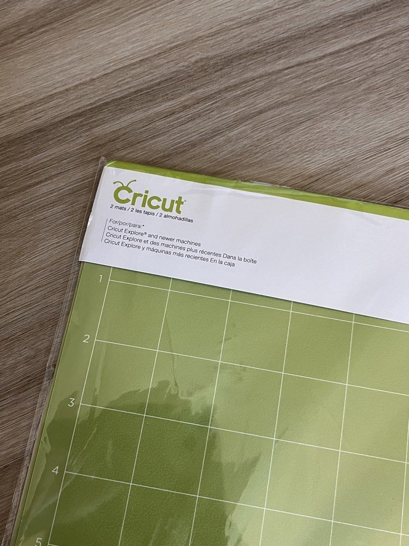 Cricut StandardGrip Mat 12x12 inch (Category: Craft Supplies & Tools) located in Taguig. Submitted by wandi08 (Listing ID 1439105944, Image 3). Description: - Cricut StandardGrip Cutting Mat - Size: 12 x 12 inches - Compatible with Cricut Explore and newer machines - Designed to secure materials for cutting - Package includes 2 mats Rfs: Wrong order, Hindi kasya sa Cricut Joy Xtra 😅.