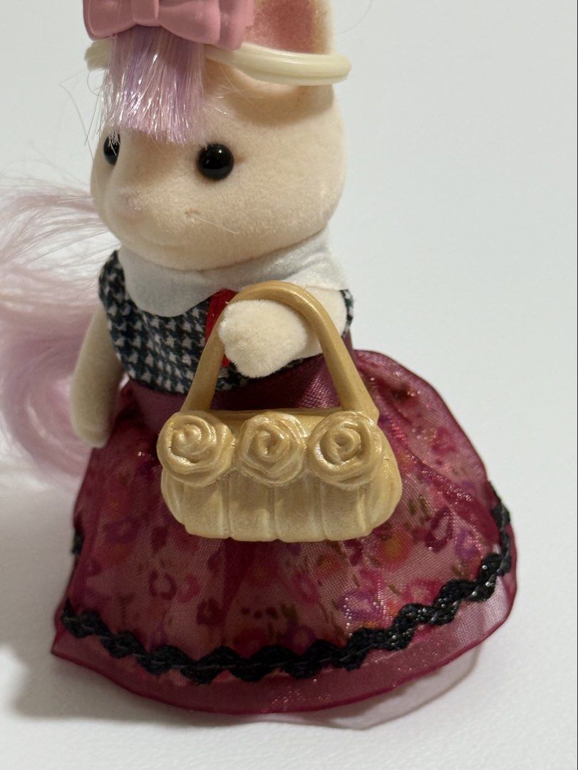 (Critter not included) Sylvanian Families Town Series Stella Chocolate Rabbit Handbag BagMiniature Handbag (Category: Shoulder Bags) located in Dasmarinas. Submitted by slowblinkshop (Listing ID 1439139928, Image 3). Description: Super cute handbag Critter not included (for size reference only).