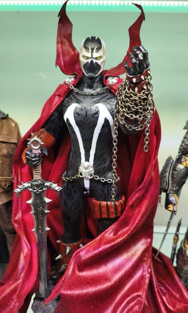 Flashpoint Hell Dominator/Spawn Deluxe 1/6 (Category: Toys & Games) located in Navotas City. Submitted by kyoto19978 (Listing ID 1439170297, Image 1). Description: For Sale BIB Flashpoint Hell Dominator/Spawn Deluxe 1/6 Upgraded body to Worldbox AT027 Missing: Smoke effect sa unmasked head 9k MOP: Gcash/BPI MOD: Lalamove/LBC/J&T LOC: Cabuyao Laguna.