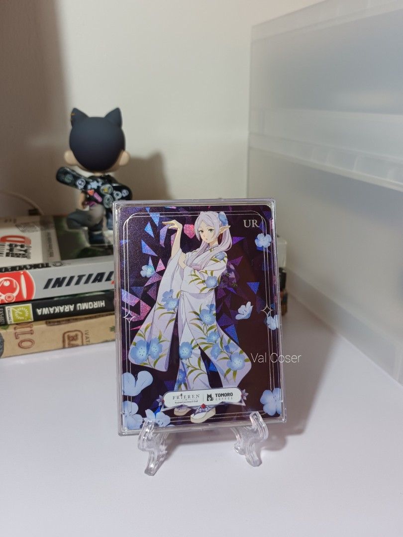 Frieren card x Tomoro coffee (Category: Fan Merchandise) located in Manila. Submitted by dmgstuff (Listing ID 1439208483, Image 2). Description: For sale Common - 120 each UR yukata - 450 ✅ Payment: Gcash / Maya ✅ Delivery: Any same day delivery (to be boked by buyer) J&T (small items only) ✅ Meet up: Caritas Manila Robinson Manila (+50 transpo fee) Savemore Nagtahan (+30 transpo fee) 📍Location: Pandacan/Paco Manila.