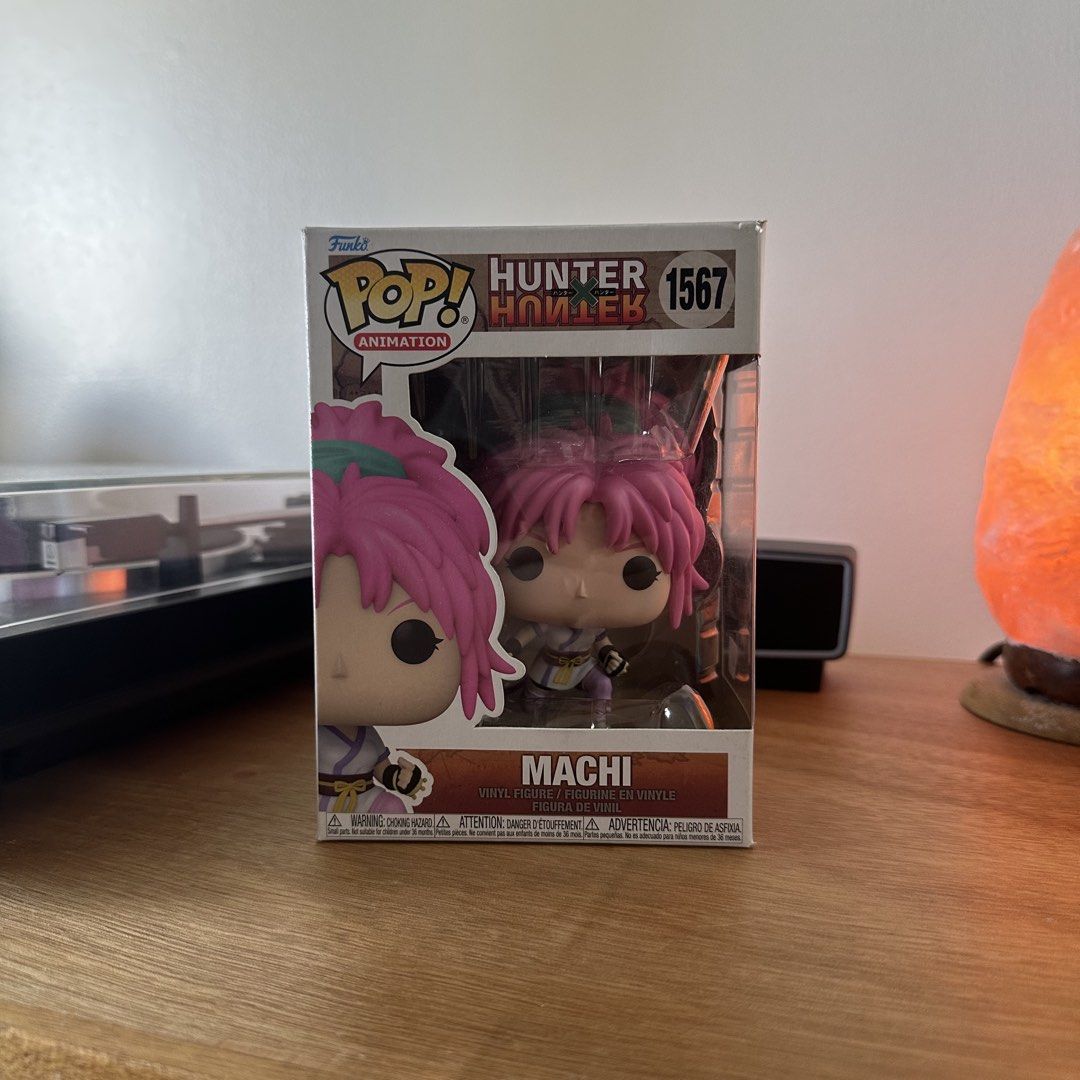 Funko Pop! Animation Hunter x Hunter Machi 1567 (Category: Designer & Blind Box Toys) located in San Juan City. Submitted by mrldny (Listing ID 1439104636, Image 3). Description: - Mint condition Machi Funko! Original price from Filbar’s is ₱675. - Willing to trade for Shizuku! - RFS: Decluttering or trade.