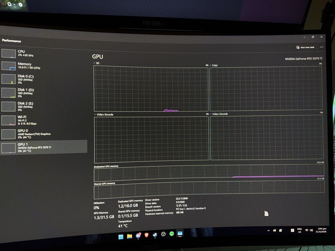 Gigabyte Rtx 5070Ti460173071667046402
