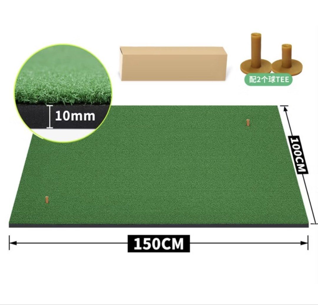 Golf hitting mat (Category: Golf) located in Bacoor. Submitted by bagelyasells12 (Listing ID 1439124462, Image 1). Description: With 6 different sizes of tees With free 8 golf balls.