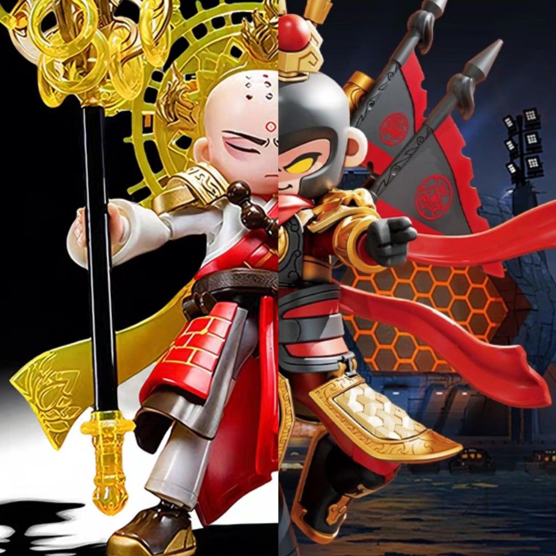 HEROSPIRE BLOKEEES Action Figure Tang SanZang or Sun WuKong 2.0 assembled built (Category: Toys & Games) located in Singapore. Submitted by bware_1eta0 (Listing ID 1439072436, Image 1). Description: .