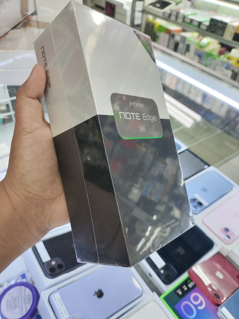 Infinix Note edge 5G 16/256gb (Category: Android Others) located in San Juan City. Submitted by ABTGadgets (Listing ID 1439114549, Image 2). Description: infinix Note edge 5G (16/256GB) – Brand New Sealed 📱 16GB RAM / 256GB Storage ⚡ 5G Ready 📦 Brandnew Sealed 🔓 Openline (all networks) 🛡️ With 1 Year Warranty 💰 Selling Price: ₱14,4999 🔄 Open for swap (lower unit + cash, depende sa offer) 📍 Available sa physical store Greenhills, 2nd Floor 