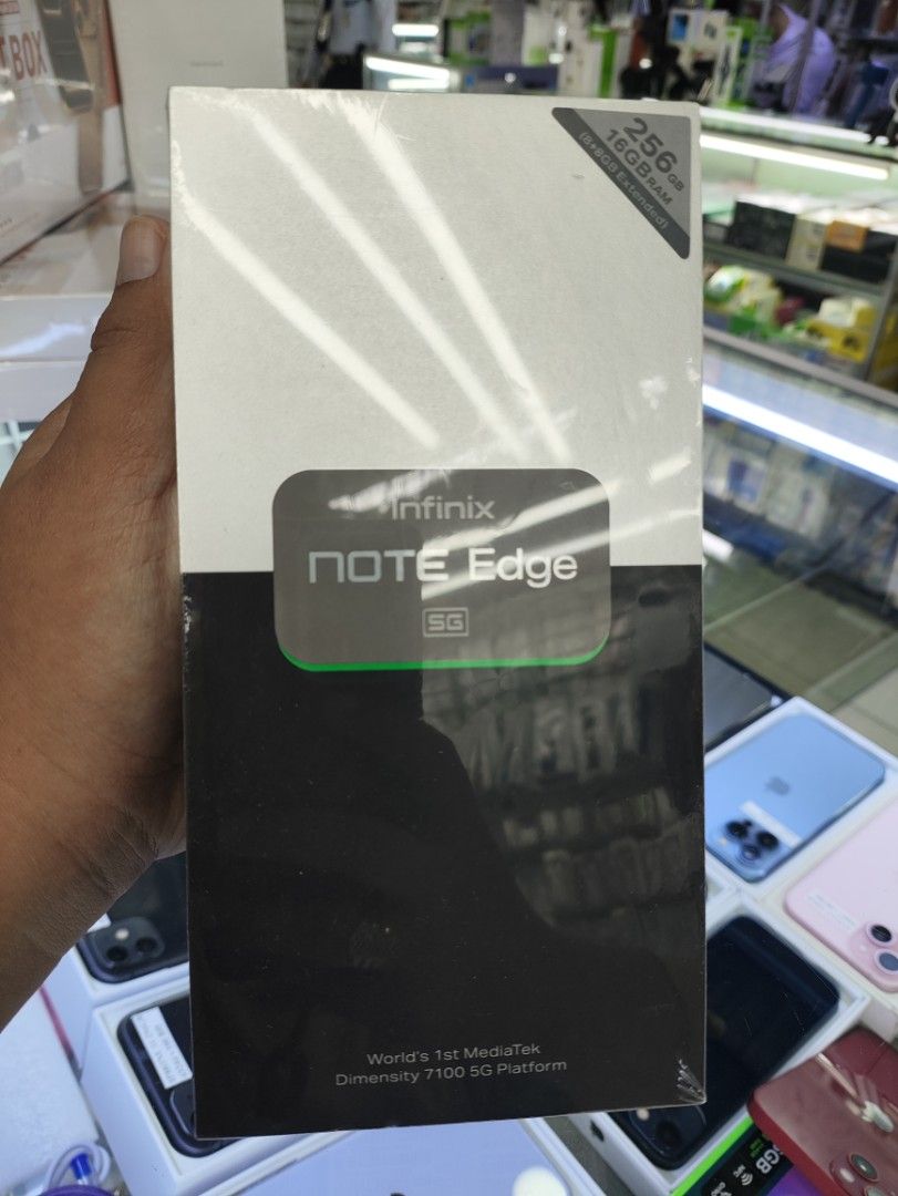 Infinix Note edge 5G 16/256gb (Category: Android Others) located in San Juan City. Submitted by ABTGadgets (Listing ID 1439114549, Image 1). Description: infinix Note edge 5G (16/256GB) – Brand New Sealed 📱 16GB RAM / 256GB Storage ⚡ 5G Ready 📦 Brandnew Sealed 🔓 Openline (all networks) 🛡️ With 1 Year Warranty 💰 Selling Price: ₱14,4999 🔄 Open for swap (lower unit + cash, depende sa offer) 📍 Available sa physical store Greenhills, 2nd Floor 