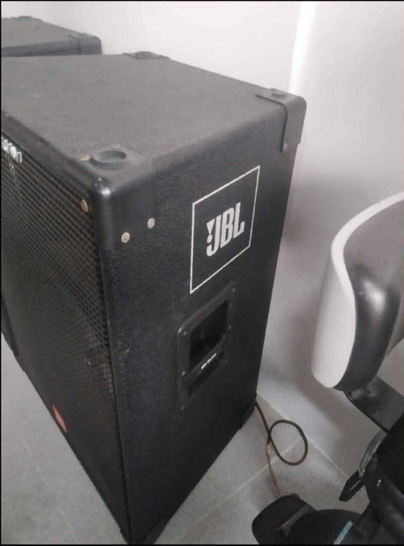 JBL MR938 Professional Loud Speakers (Category: Soundbars, Speakers & Amplifiers) located in Las Pinas. Submitted by marlene.d (Listing ID 1439238663, Image 2). Description: MADE IN USA JBL MR 938 3 way 350 watts 8 ohms 100db. 18 inches woofer, 10 inch midrange, titaniun compression tweeter. 101 pounds, size 33x28x18 inch. fresh goodcon all orig inside out. Very loud punchy clean sound good for audiophile use also. and events. Sounds comparable t