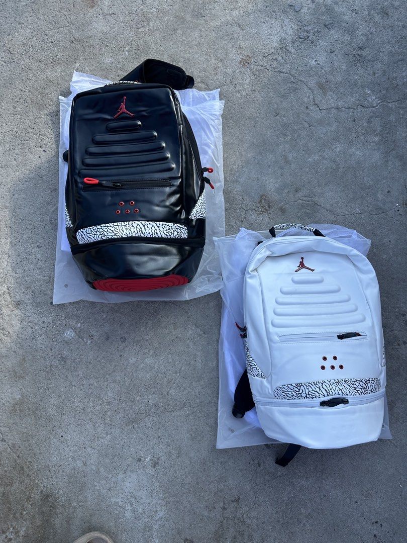 Jordan retro 3 Backpack (Category: Backpacks) located in Manila. Submitted by onestopthrift. (Listing ID 1439171465, Image 2). Description: For sale Jordan Retro 3 Brand new condition Asking price: 999 Comes with black & white color only Location: Pembo taguig city Free shipping within metro manila.