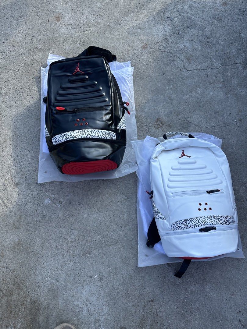 Jordan retro 3 Backpack (Category: Backpacks) located in Manila. Submitted by onestopthrift. (Listing ID 1439171465, Image 1). Description: For sale Jordan Retro 3 Brand new condition Asking price: 999 Comes with black & white color only Location: Pembo taguig city Free shipping within metro manila.